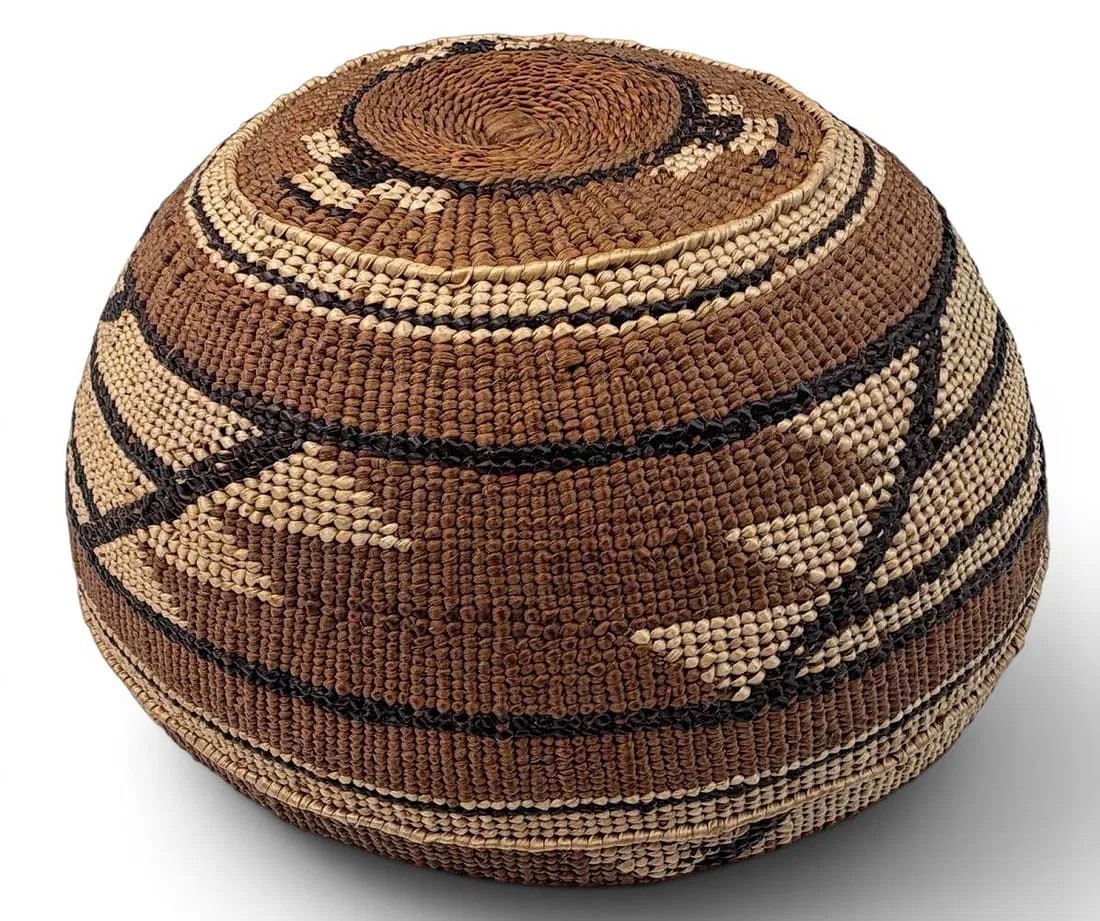 Hupa Yurok Karuk Native American Basket Hat