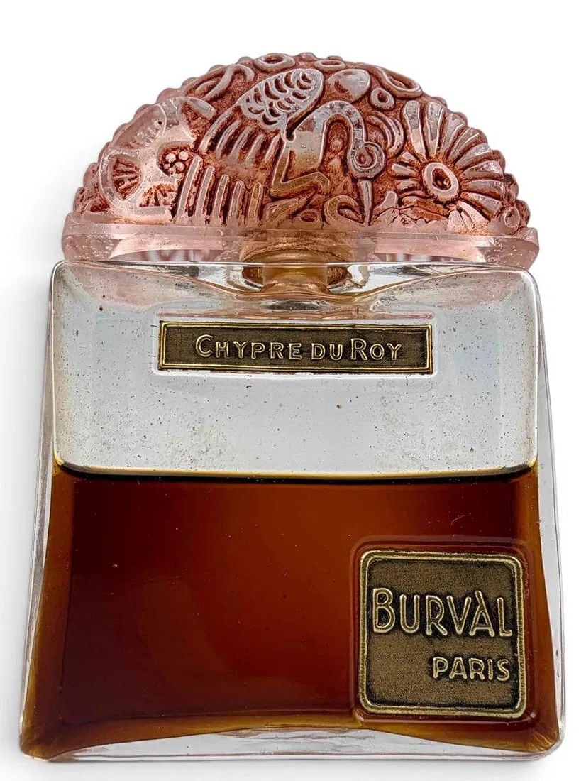 Burval Paris "Chypre du Roy" Art Deco Perfume Bottle