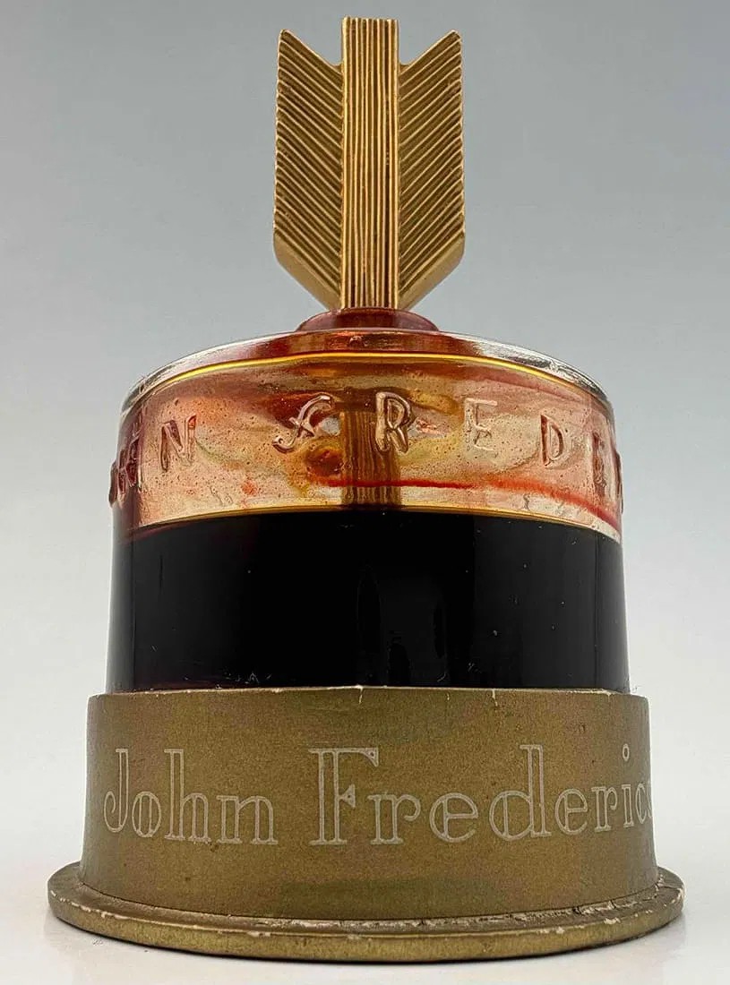 John Frederics New York Golden Arrow Perfume Bottle, c. 1935