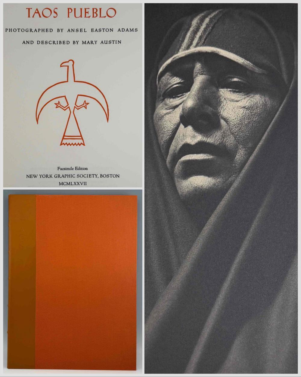 Ansel Adams, Taos Pueblo, 1977 Signed Limited Edition