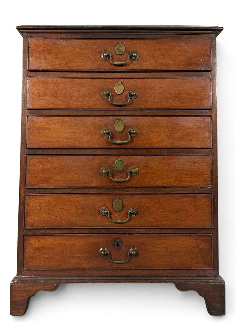 George III Diminutive Mahogany Chest Of Drawers