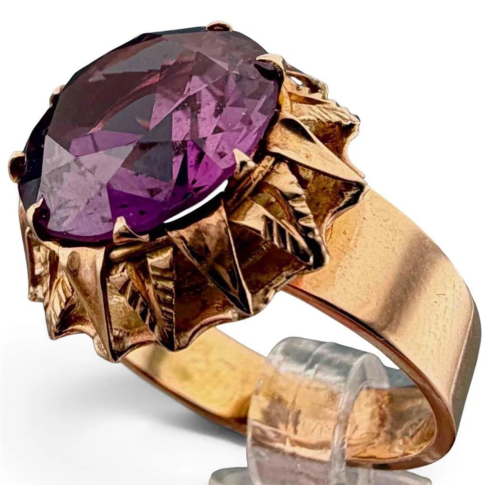 14K Gold Alexandrite Ring